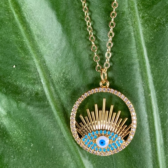 Jewels By Jas Jewelry - Spikey Evil Eye Necklace